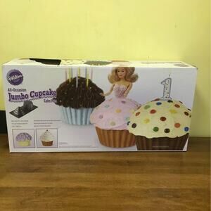 Wilton Jumbo Cupcake Pan 1st Birthday‎